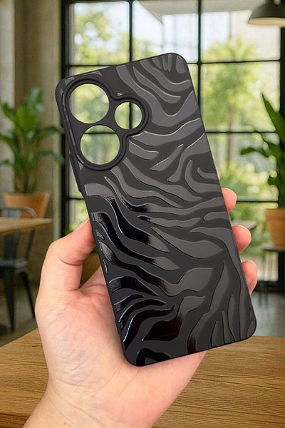 Vip Case Xiaomi Redmi 13 4g Zebra Pattern Silicone Shock Absorbing Classic Protected Rubber Case277
