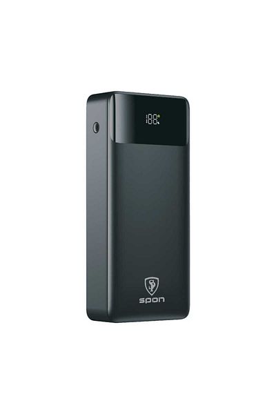 Spon 20000mAh Portable Power Bank with 22.5W LED Display and Fast Charging Compatible with All Devices