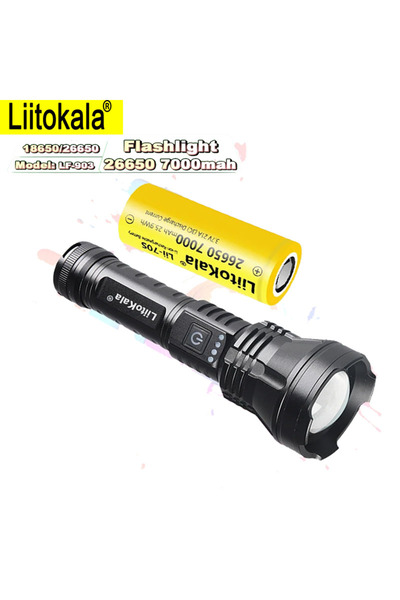 liitokala Black LF-903-70S LF-903 built-in battery high-power LED outdoor exploration night fishing