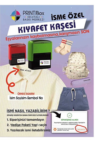 Printbox KIYAFET KAŞESİ
