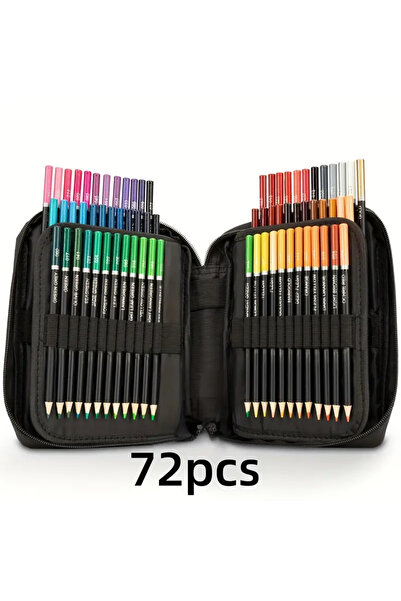Choice مجموعة أقلام الرصاص الملونة B 72/120/180/260 - أقلام رصاص مائية نابضة ...