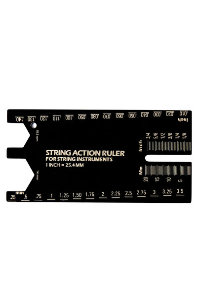 Choice1 مسطرة قياس أوتار الجيتار من سبائك الألومنيوم Gearlly مصنوعة من معدن ع...