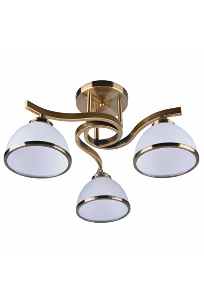 Klausen Darla Chandelier LY-3309, 3xE27, bronze+white, IP20,