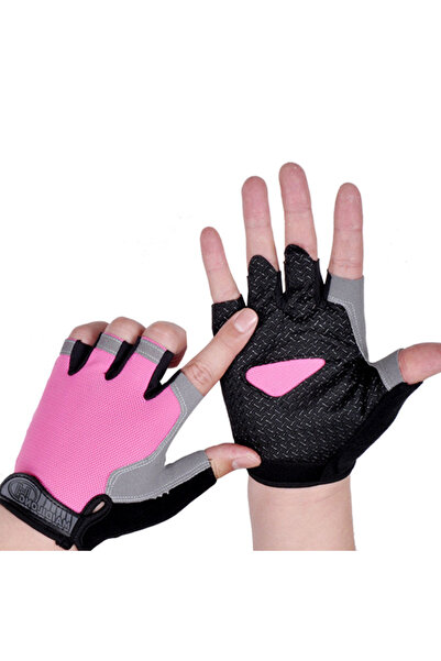 Choice قفازات ركوب الدراجات M A-Pink GTUBIKE نصف الأصابع الصيفية المقاومة للص...