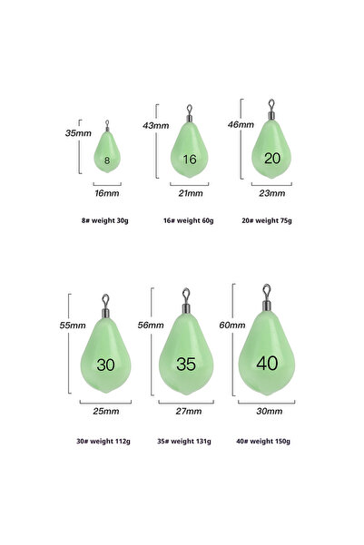 Choice مقاس 35 131 جرام 1 قطعة سمكة مثقال رصاصي مضيء مع غلاف بلاستيكي ناعم 30...