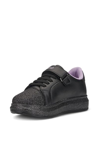 İmerShoes Pantofi sport cu velcro, cu șireturi din cauciuc, cu ciucuri, cu vârf oval, cu sclipici, 3470