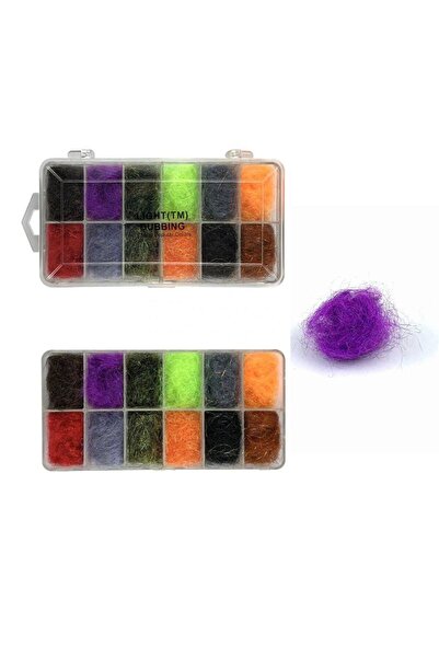 Choice ربط الذباب Lightin(TM) Aventik 12 لونًا مثاليًا لأي ذباب جاف مصنوع يدويًا