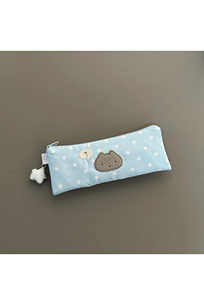 Miniso حقيبة أقلام شبكية متعددة الطبقات بدون قلادة على شكل نجوم لطيفة، حقيبة أقلام متعددة الوظائف ذات سعة كبيرة