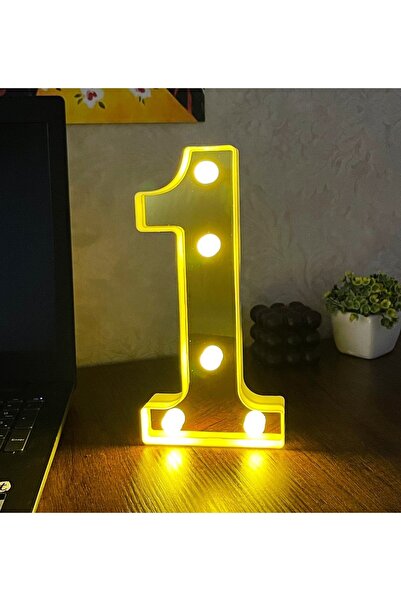 DEKORANLA 3D Işıklı Led Harf Dekor Aydınlatma Büyük Boy, şık ve parlak ev dekoru