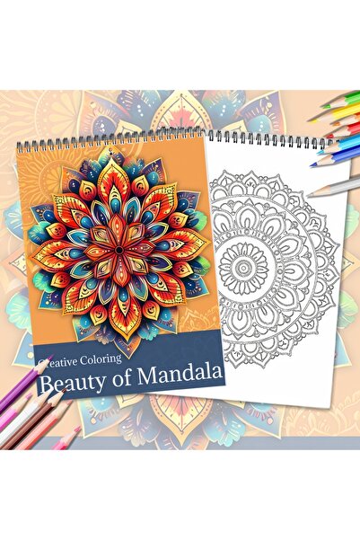 Choice GUIZEMANTUOLUO Rule Mandala Coloring Book Adult Printed Single-sided 24 Pages, Handmade Art for Adul