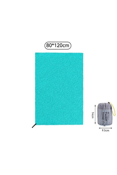 Choice Lake Blue 80x120cm HIKEMAN Outdoor Quick-drying Towel Camping Hiking C...