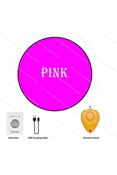Choice Pink Flying Ball Spinner Toy Hand Control Drone Helicopter 360° Rotating Mini UFO with Light Coy Kid