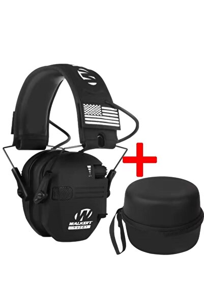 Choice 1 قطعة - أسود مع جراب، سدادات أذن للصيد/الرماية في الهواء الطلق تعمل ع...