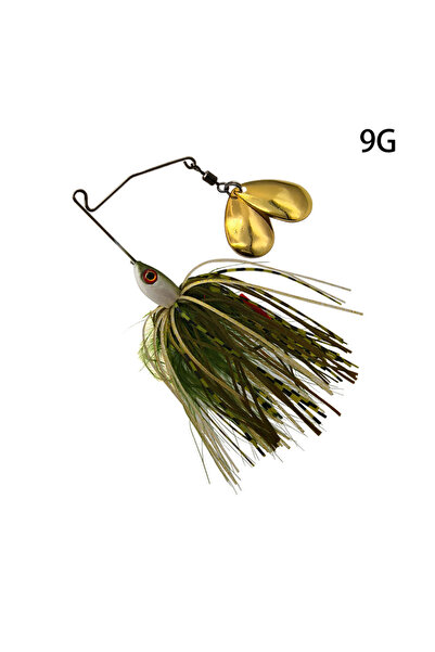 Choice 09 dark green Mycena 7G/9G spinner bait fishing lure Chatter bait Blad...