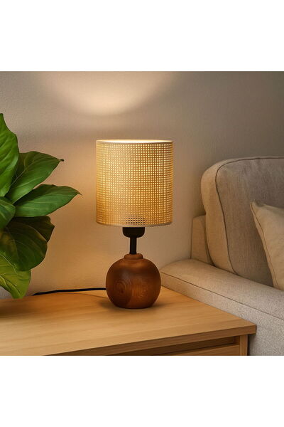 MATMEL Lighting Simena Wooden Lampshade - Brown / Walnut - 36X15X15 cm