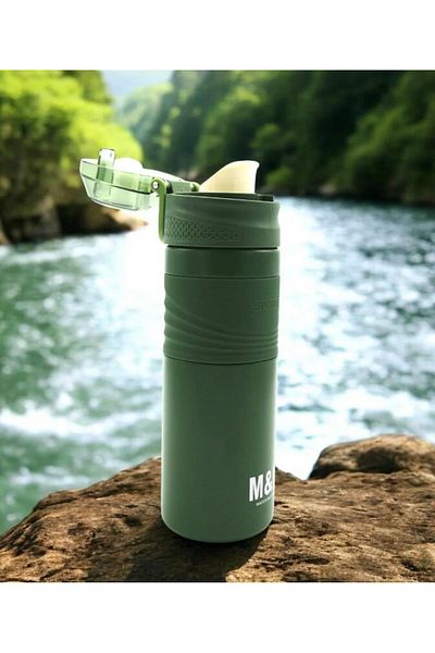 tüftürük 550 ml Stainless Steel Thermos - Daily Sports Outdoor Camping Hot Cold Leak Proof Flask