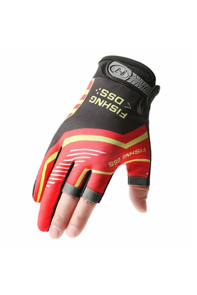 Choice قفازات صيد قفازات يدوية خارجية قفازات لصيد الأسماك قفازات بدون أصابع ع...