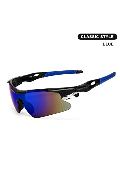 Choice blue Sports Men Sunglasses Road Bicycle Glasses Mountain Cycling Ridin...