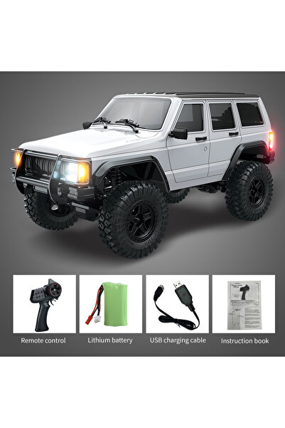 Choice سيارة بيضاء C8809 1/18 RC 2.4G للتحكم عن بعد زاحفة 4WD كهربائية للتسلق...