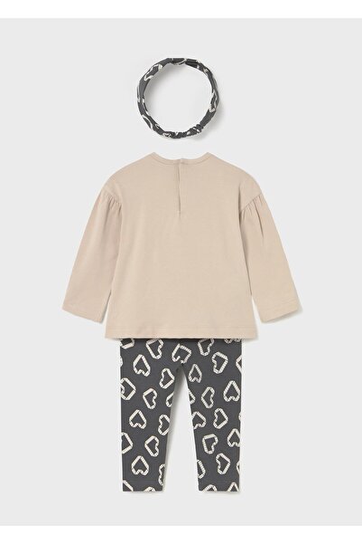MAYORAL Winter Baby Girl 3-Piece Sanç Banded Tights Set - Gray