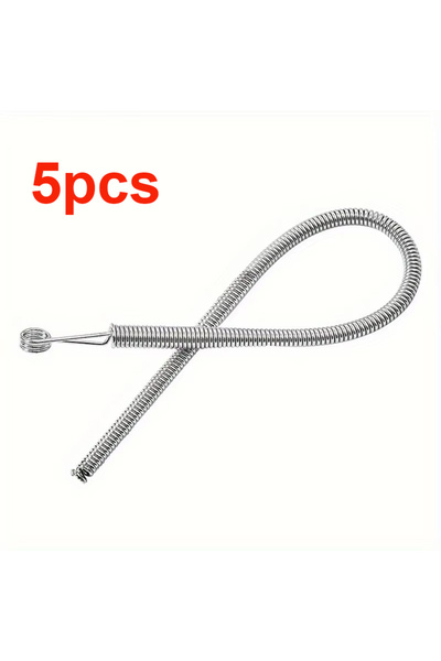 Choice 5pcs Bendable Spring Drawstring Threader Clip Pants Hoodies Elastic Ba...