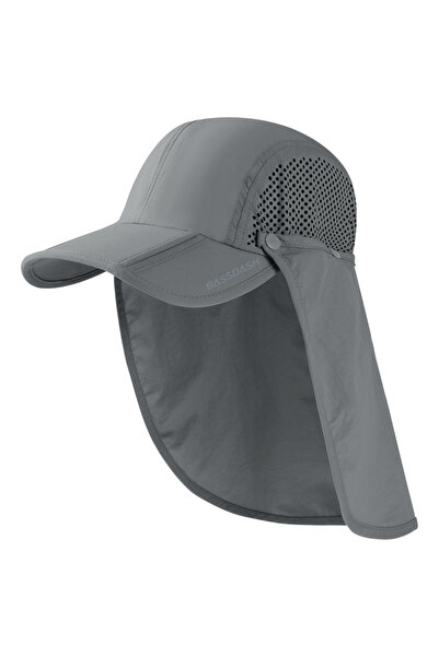 Choice قبعة صيد قابلة للطي من L G BASSDASH UPF 50+ مع غطاء رقبة قابل للإزالة