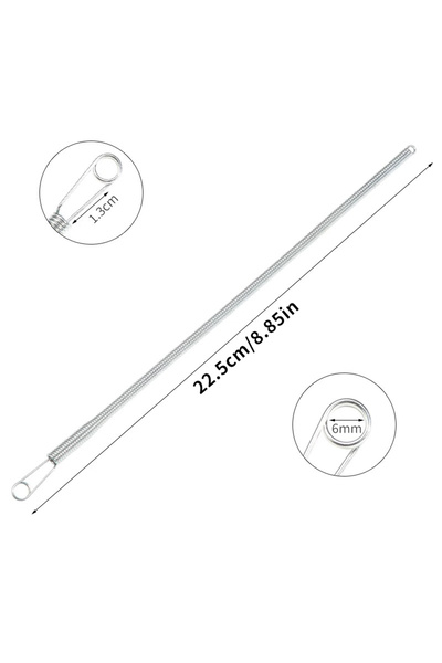 Choice1 1pcs Bendable Spring Drawstring Threader Clip Pants Hoodies Elastic B...