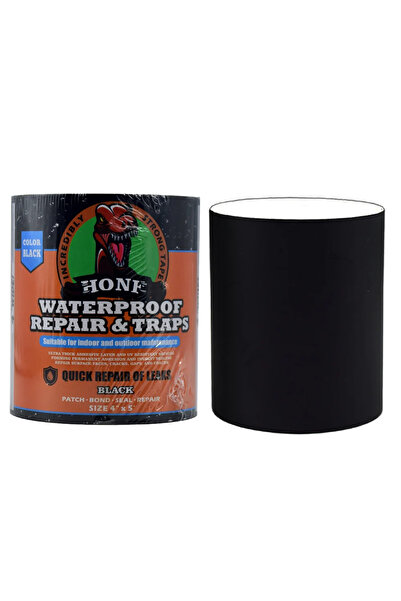 Choice شريط قوي مقاوم للماء أسود/شفاف بطول 10 سم وطول 1.5 متر، يتميز بصلابة عالية ومناسب للسباحة