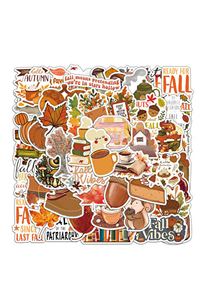 Choice 50 قطعة من ملصقات الخريف الإبداعية، كتيبات الكمبيوتر المحمول، حافظات ا...