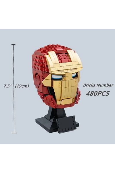 Miniso No Box 9958 Marvel Star-Lord Spiderman Mask Ironman Helmet Heroes Avengers Home Decoration Mo