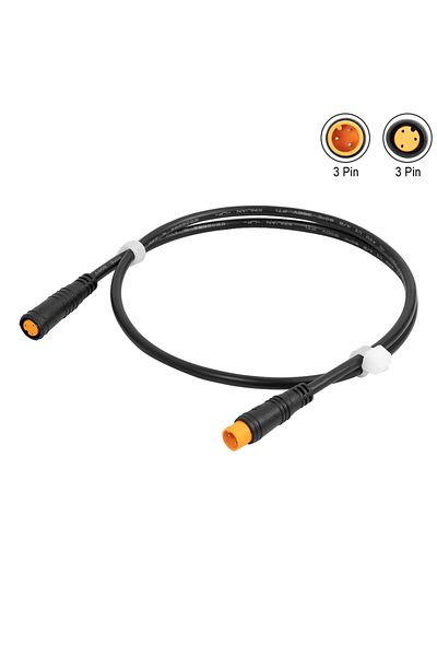 Choice Male Female Extension Cable Sensor for BAFANG Electric Bicycle Motor Drive Thumb Throttle Ebike 3 Pi