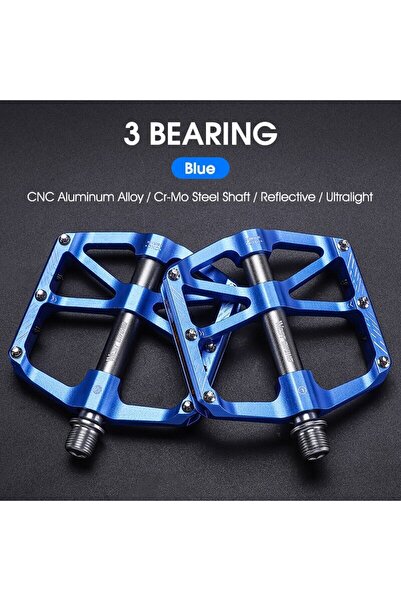 Choice دواسات دراجات Blue WEST BIKING CNC ثلاثية المحامل، خفيفة الوزن، دواسات...