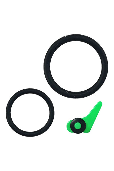 Choice 10 قطع خضراء 10 قطع/مجموعة حامل خطاف قضيب الصيد - حلقة سيليكون آمنة لت...