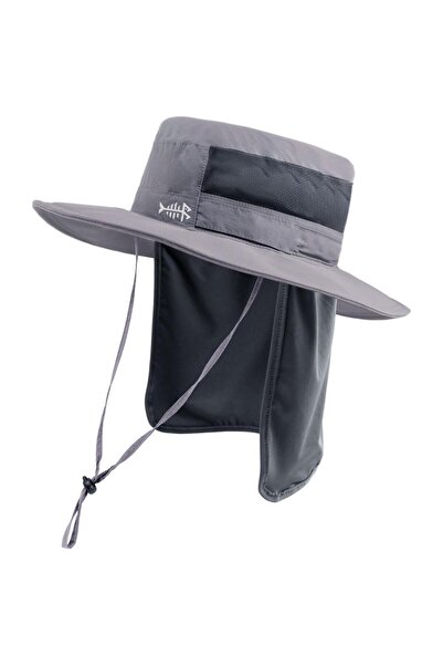 Choice قبعة دلو Bassdash رمادية فاتحة مع حماية من الأشعة فوق البنفسجية UPF 50...