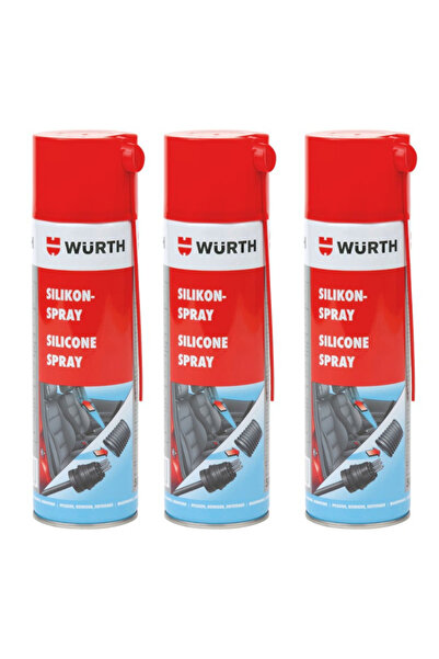 Würth Silikon Sprey 500 ml (Metal Plastik Lastik Parçalar için uzun süreli ko...