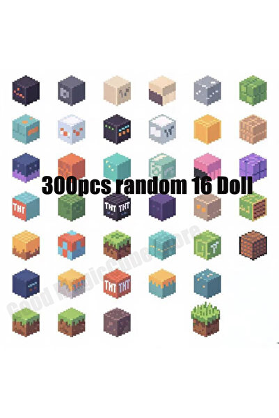 Choice1 300 قطعة عشوائية، 16 دمية، 10-300 قطعة، مكعبات بناء مغناطيسية مطورة، ...