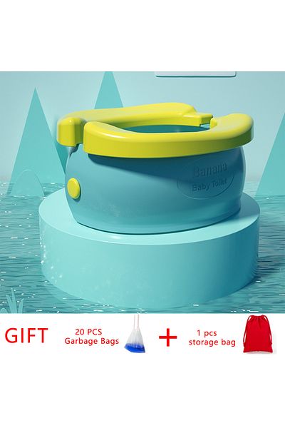 Choice green Folding Travel Baby Toilet Pot Squatty Potty Urinal for Children Baby Pot Child Toilet Portabl