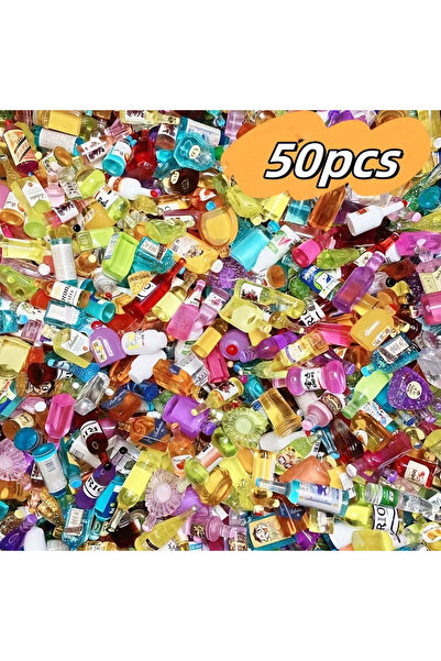 choice2 Random 50pcs 50 pieces of mini drink bottle doll house decoration, DI...