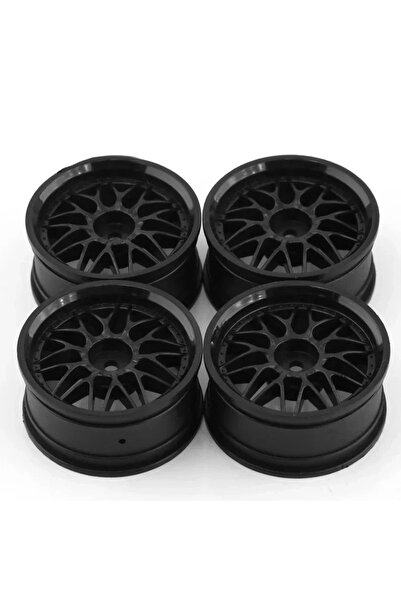 Choice black 4pcs 52mm 1/10 RC On-Road Drift Racing Car Plastic Wheel Rim Wheel Hubs for Tamiya XV02 Kyosho