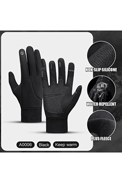 Choice قفازات شتوية L A0006-BK للرجال لركوب الدراجات الهوائية والنساء من الصو...