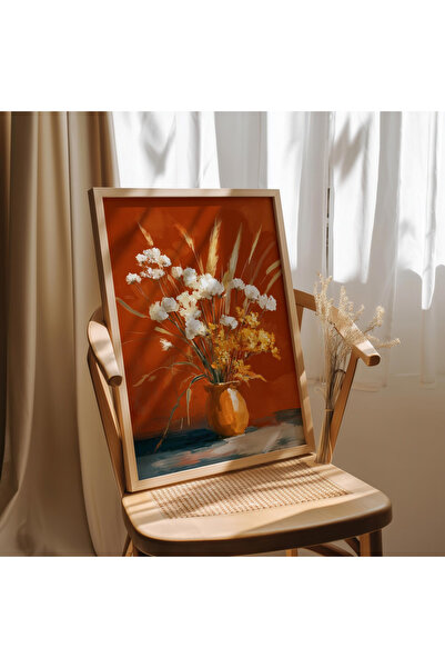 woodhomeworks Tek Parça Salon Ofis Dekor Tablo vrynt