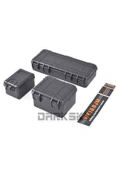 Choice black Simulated Decorative Accessories Suitcase Travel Suitcase For 1/10 1/8 RC Remote Control Model