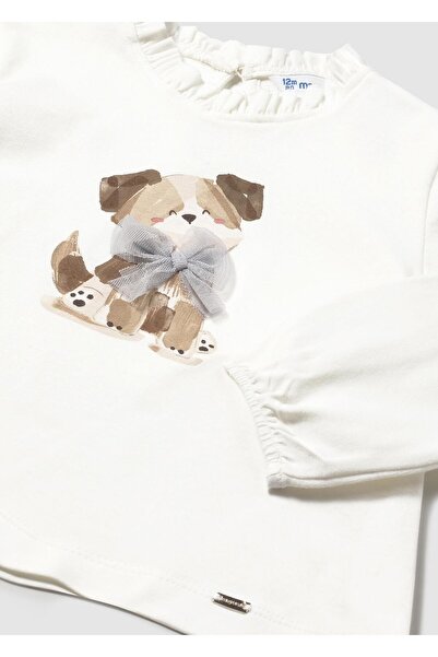 MAYORAL Kız Bebek Balon Kol Sweatshirt