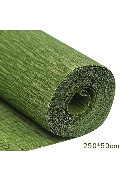 Choice 05 17 لونًا 250 × 50 سم لفة ورق كريب ملونة أوريجامي ورق كريب مجعد حرفة...