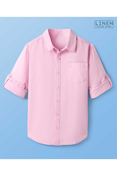 Pine kids Pine Kids Full Sleeves Solid Shirt - Pink