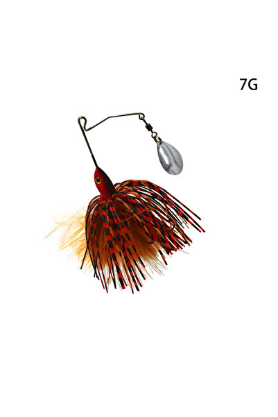 Choice طُعم صيد السمك الدوار Mycena 7G/9G أحمر 03 طُعم Chatter bait Blade Jig...