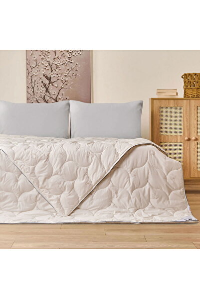 ASPARTAM Soft Single Cotton Quilt - White - 155X215 cm