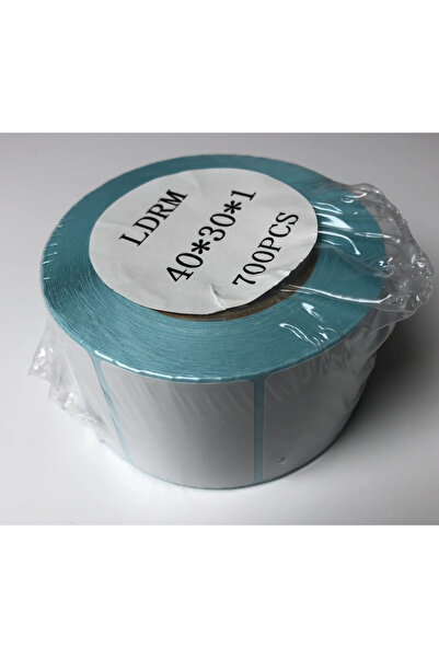 Choice3 1 لفة ملصقات حرارية ذاتية اللصق مقاس 40 مم × 30 مم، 700 قطعة/لفة، سعر سوبر ماركت، باركود فارغ للمختبر