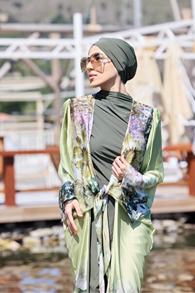 NS TASARIM MAYO Laura Garden Pattern Pareo
