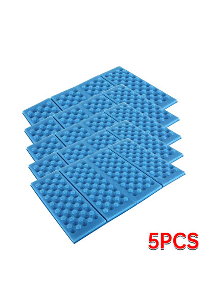 Choice بساط إسفنجي صغير محمول خفيف الوزن مقاوم للماء للتخييم، 5 قطع، بساط ركو...